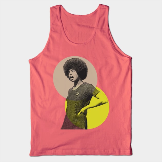 Angela Davies Tank Top by Jay_Kreative